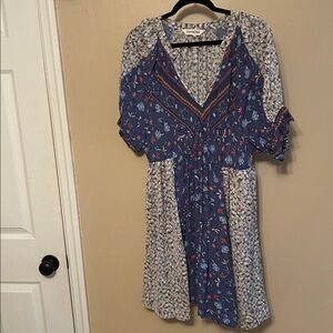 Anthropologie Multicolor Floral Dress